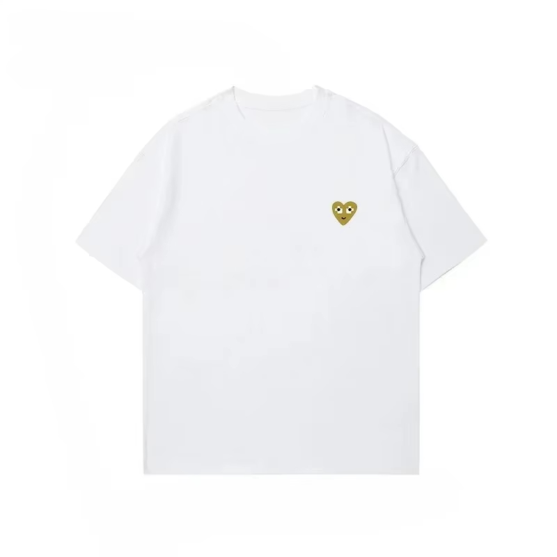 Streetwear Brand Japanese - T-shirt bianca a forma di cuore