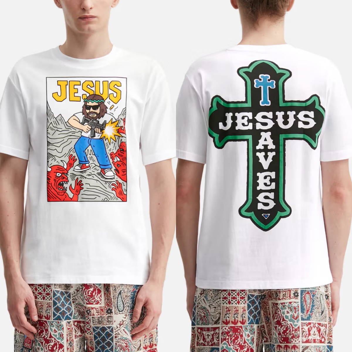 Streetwear Brand Paris - T-shirt di marca Jesus Mayhem Paris