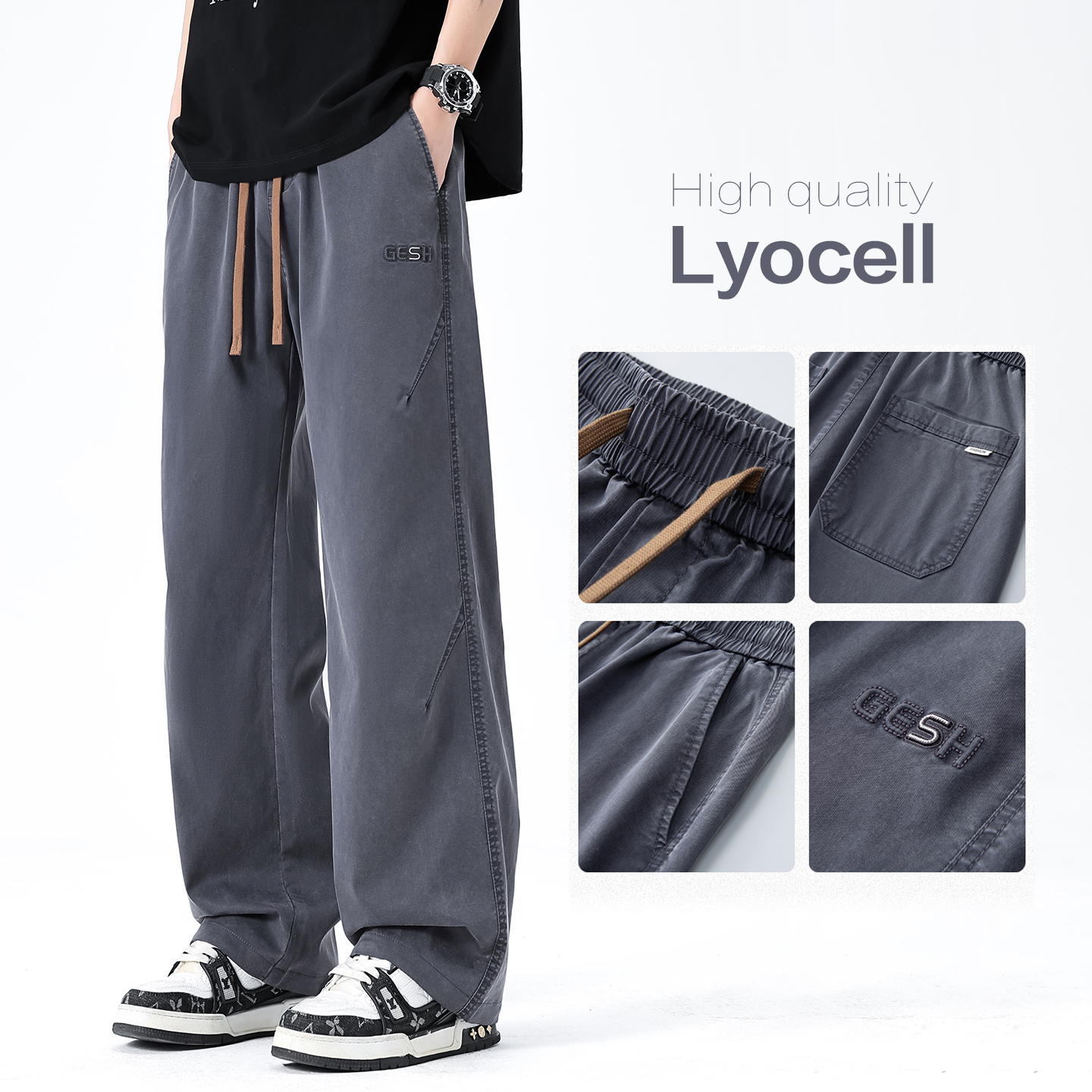 Streetwear Brand Designer - Pantaloni da Uomo di Marca Primavera-Estate,