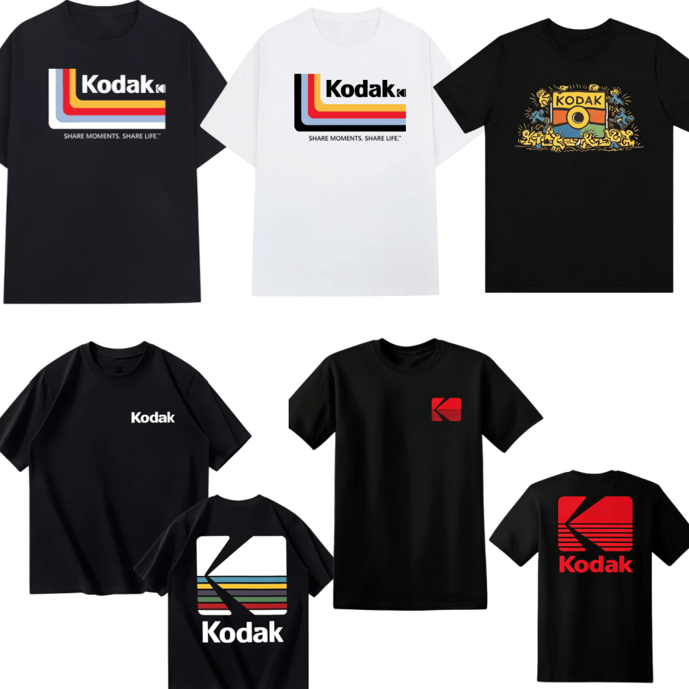 Women Streetwear Brand - T-shirt Multifunzionale Kodak Film Streetwear 2026