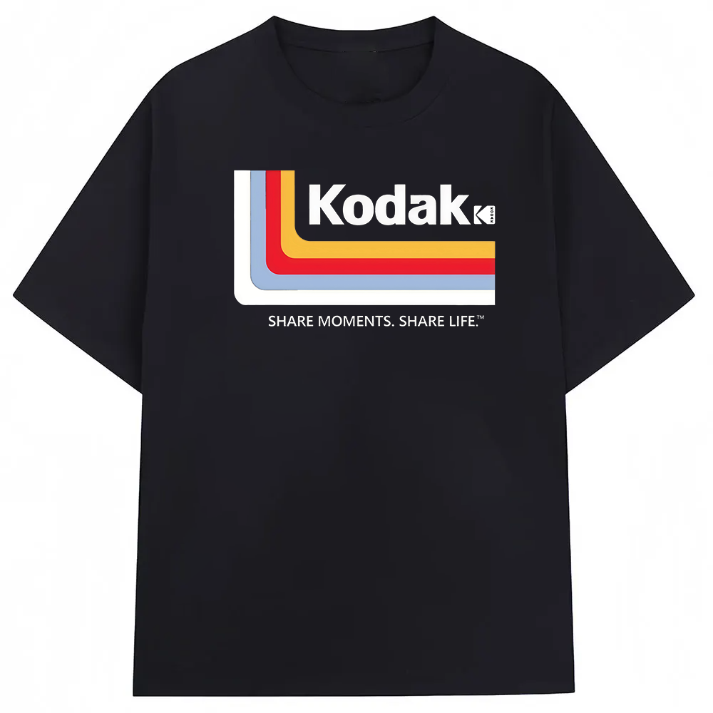 Women Streetwear Brand - T-shirt Ufficiale Kodak Film, Moda Casual