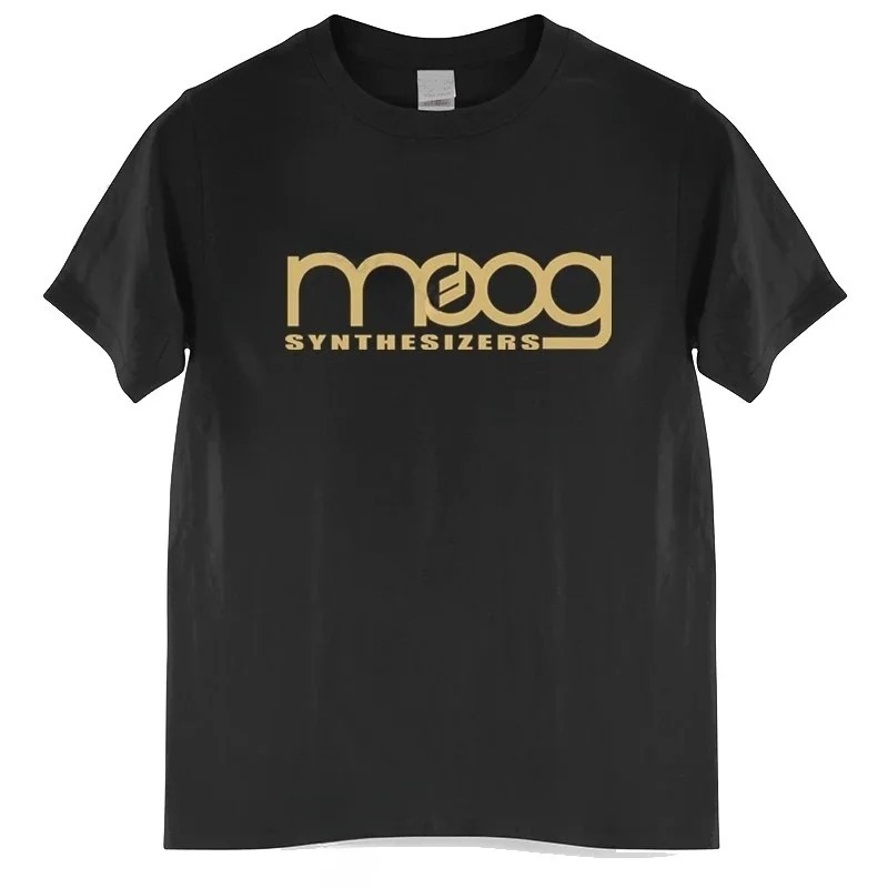 Women Streetwear Brand - Moog sintetizzatore T-Shirt con stampa nera
