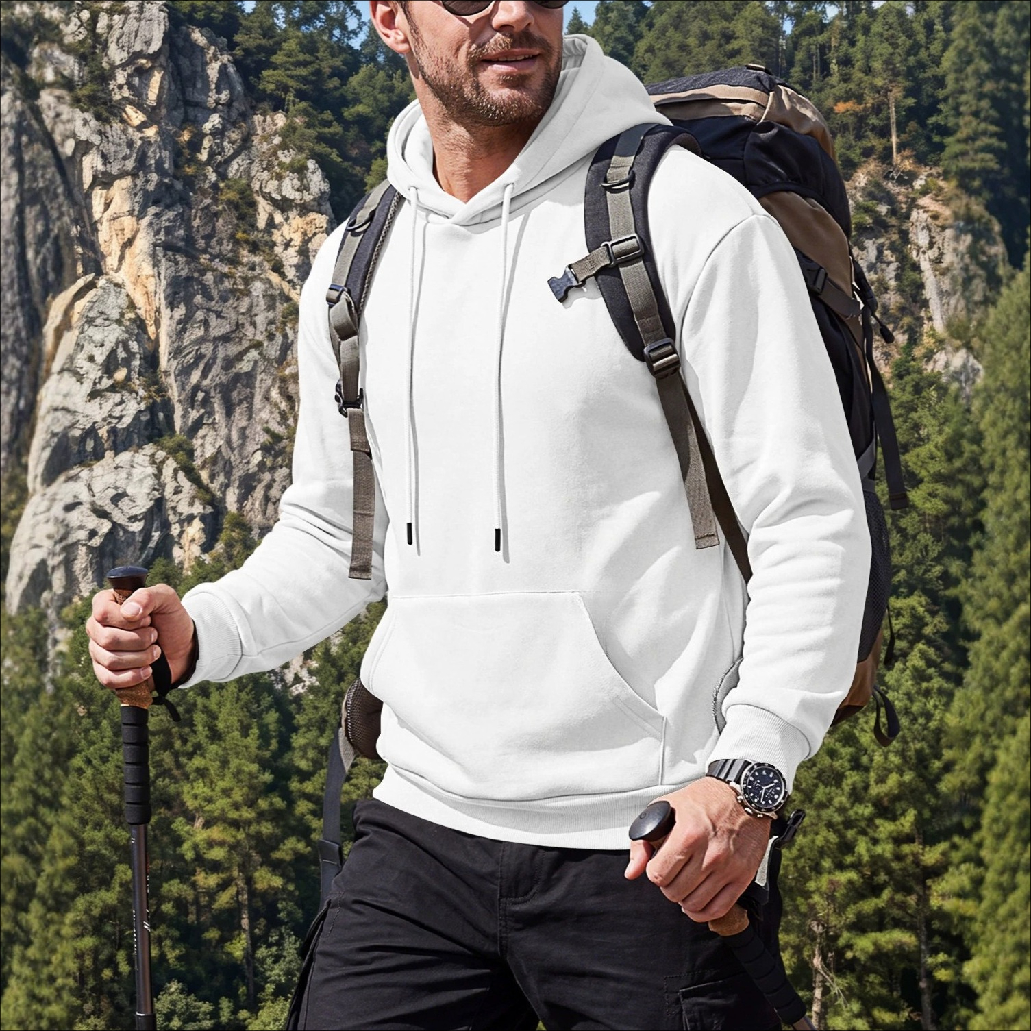 Streetwear Brand Hoodies - Felpe con Cappuccio in Cotone Pesante