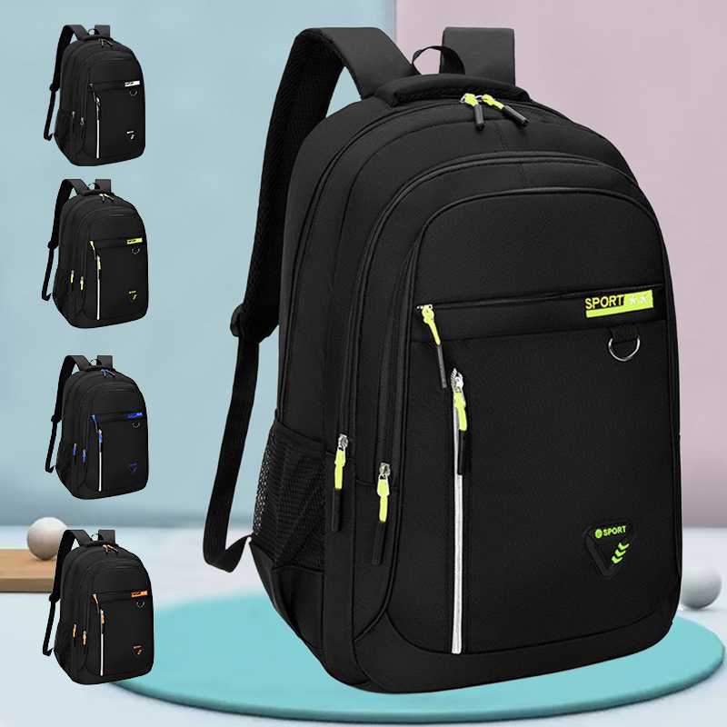 Streetwear Brand Backpack - Zaino multistrato di marca neutra per