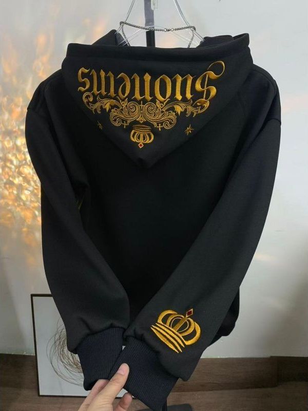 Streetwear Brand Hoodies - Felpa con Cappuccio Ricamata Stile Americano