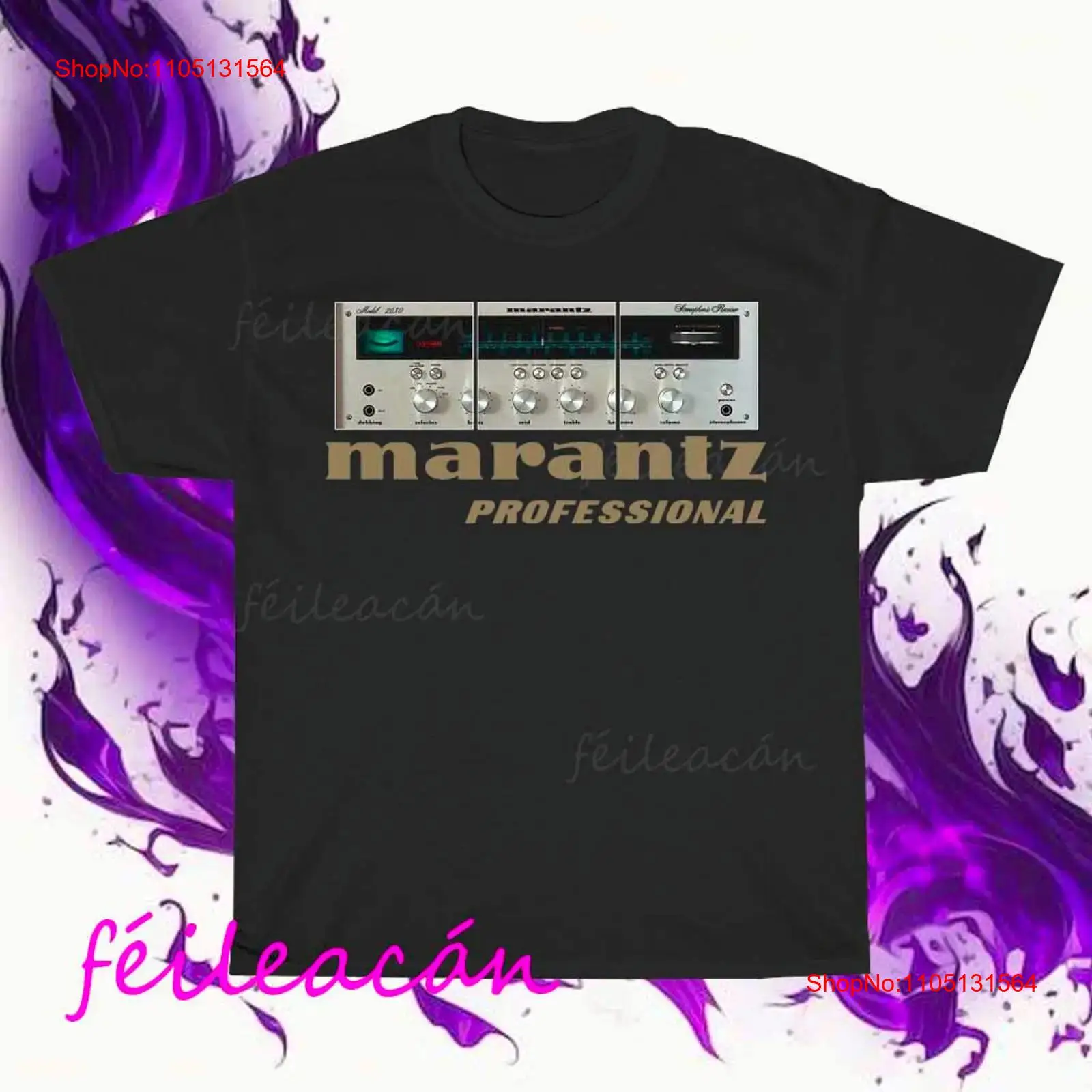 Streetwear Brands - Nuovissimo amplificatore Marantz Logo maglietta americana