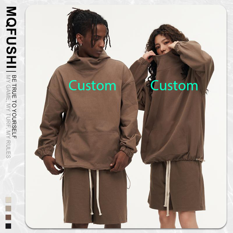 Streetwear Brand Hoodies - LOGO personalizzato 450gsm 100% cotone Marca