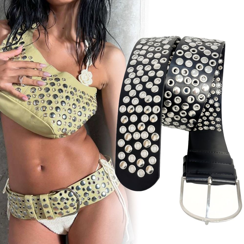 Streetwear Brand Designer - Cintura Punk con Occhielli e Rivetti,