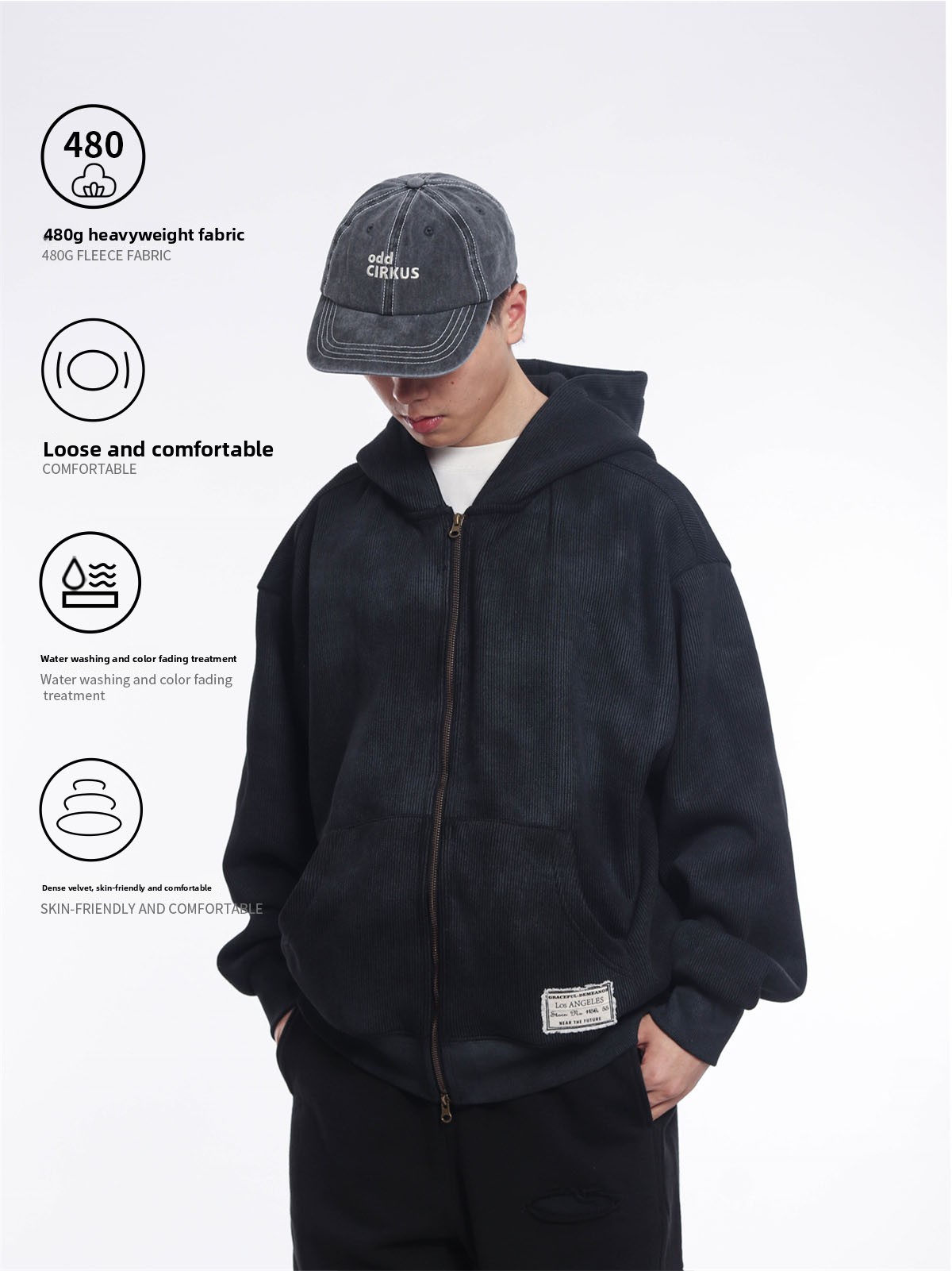 Felpa con Cappuccio Stile Giap - Streetwear Brand Japanese recensione e prezzo