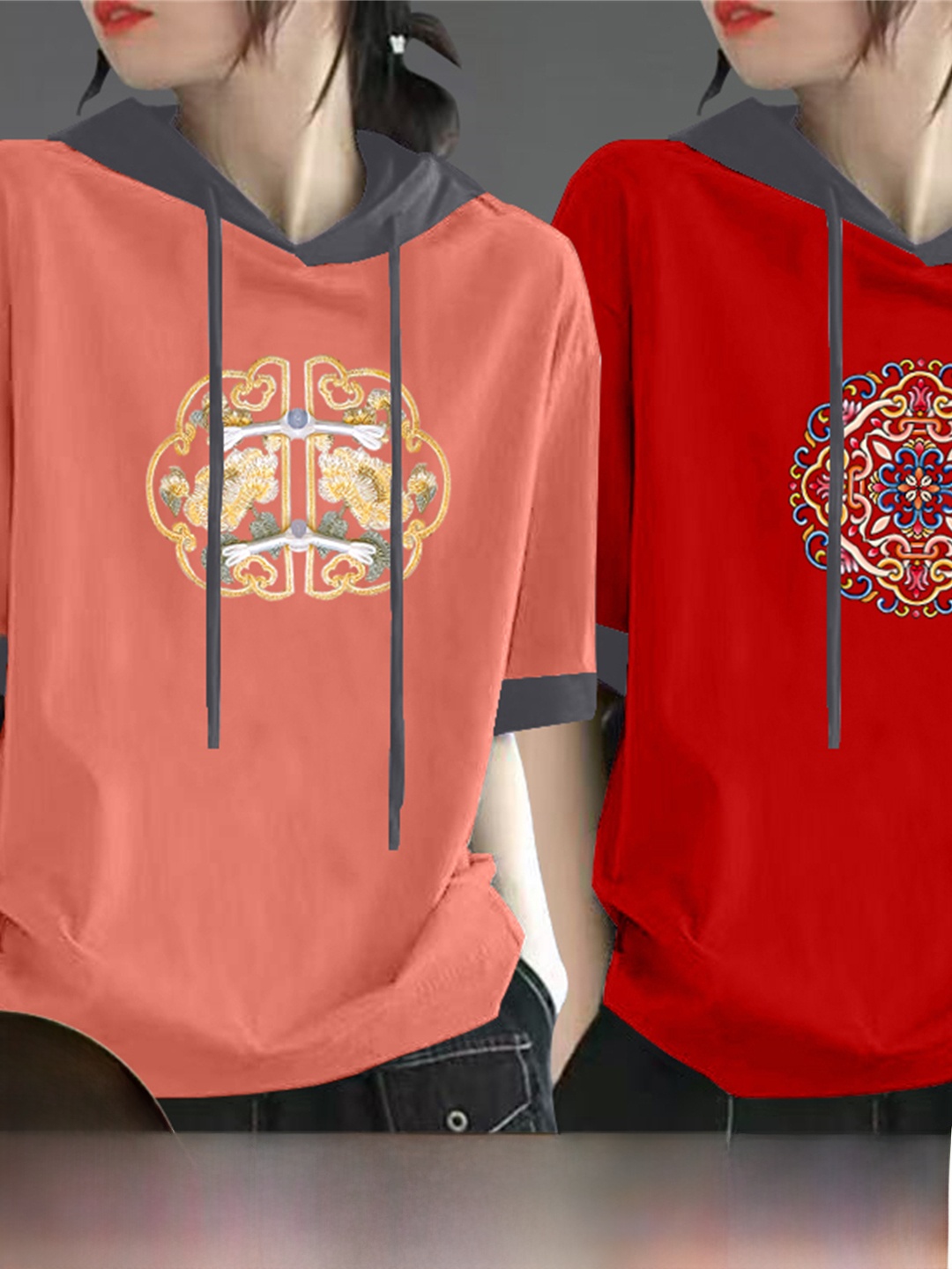 T-shirt Rossa in Puro Cotone a - Streetwear Brand Hoodies recensione e prezzo