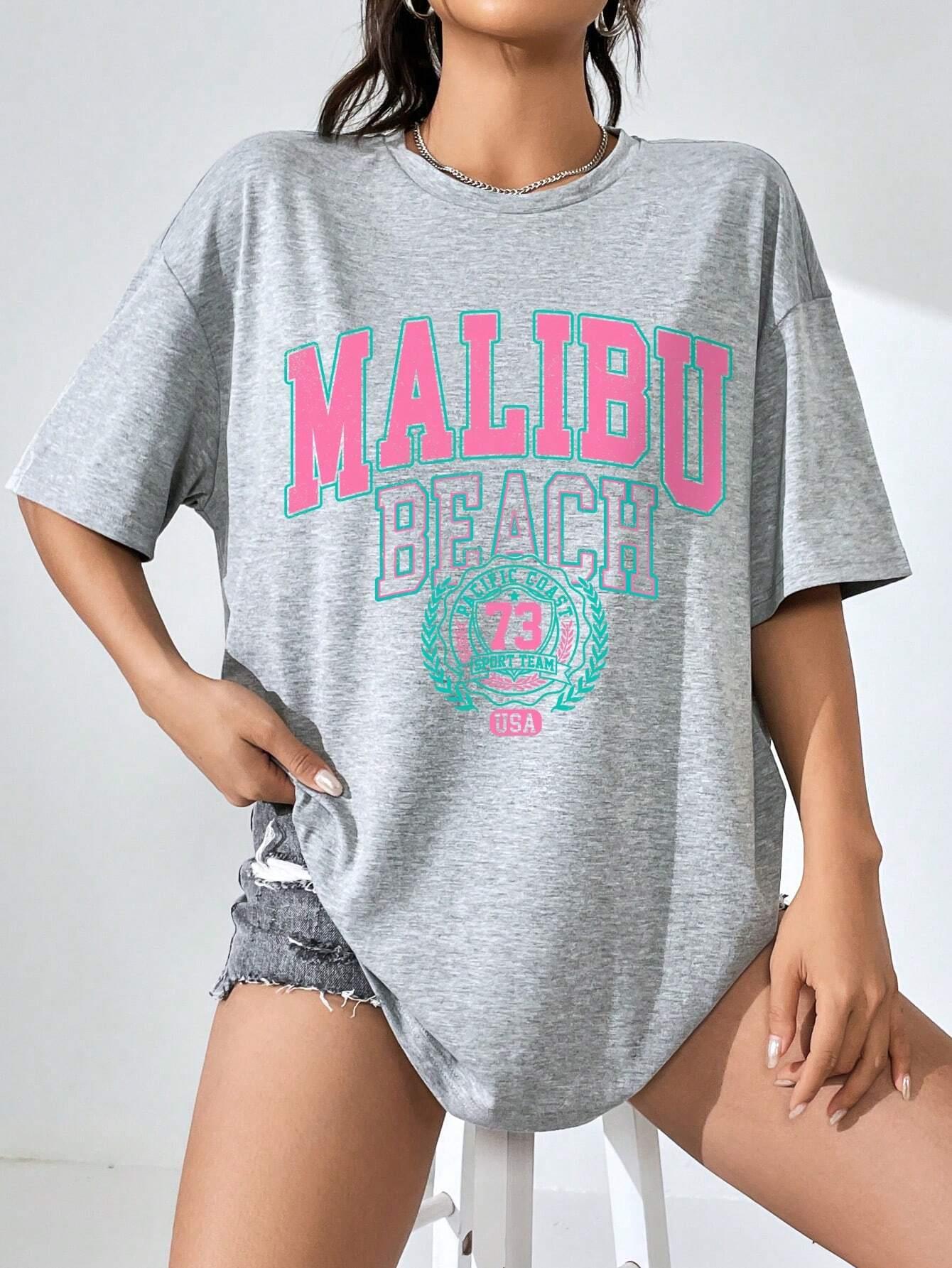 Malibu Beach Stampa di lettere - Women Streetwear Brand recensione e prezzo