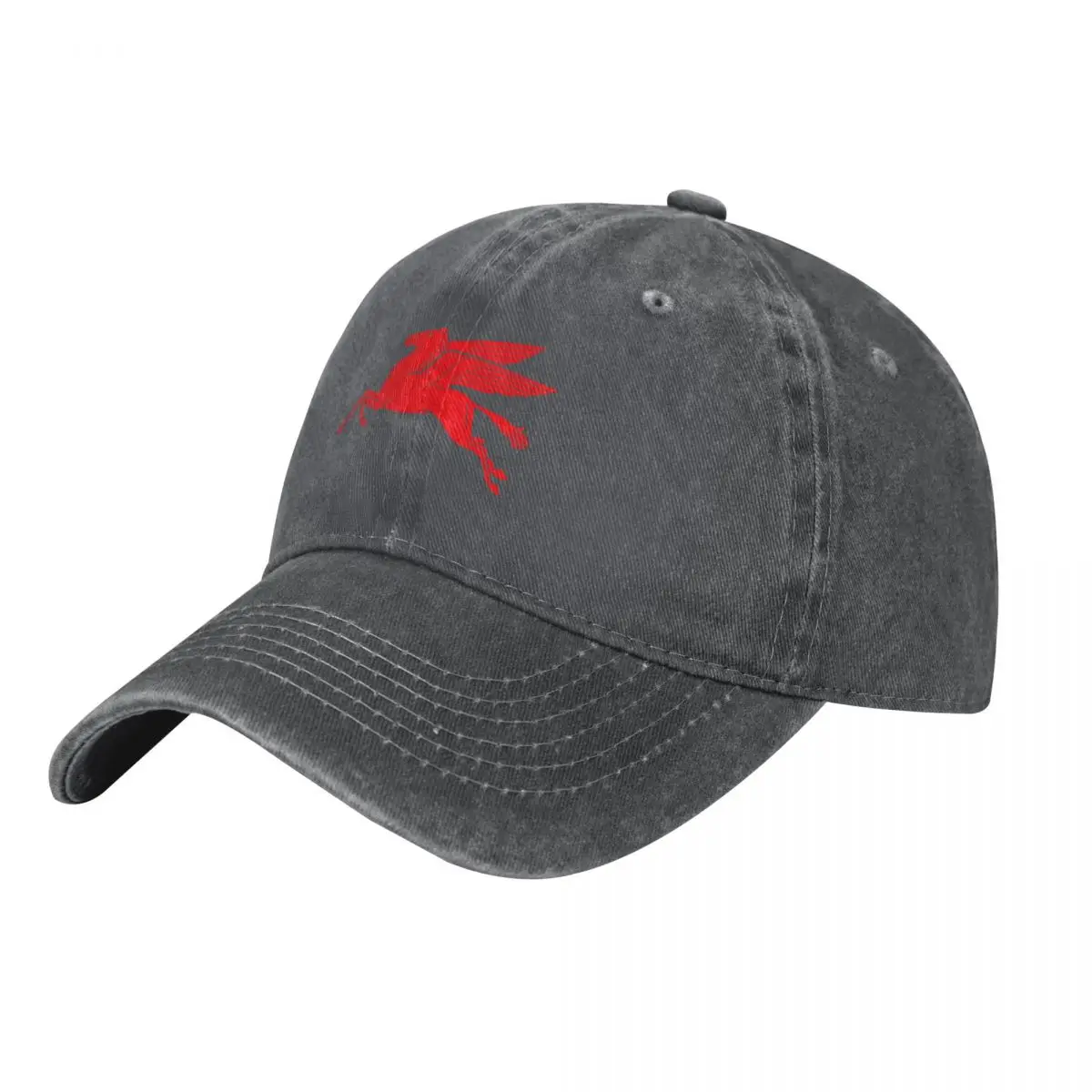 Logo vintage di Mobil Oil - Ca - Streetwear Brand Red Logo recensione e prezzo