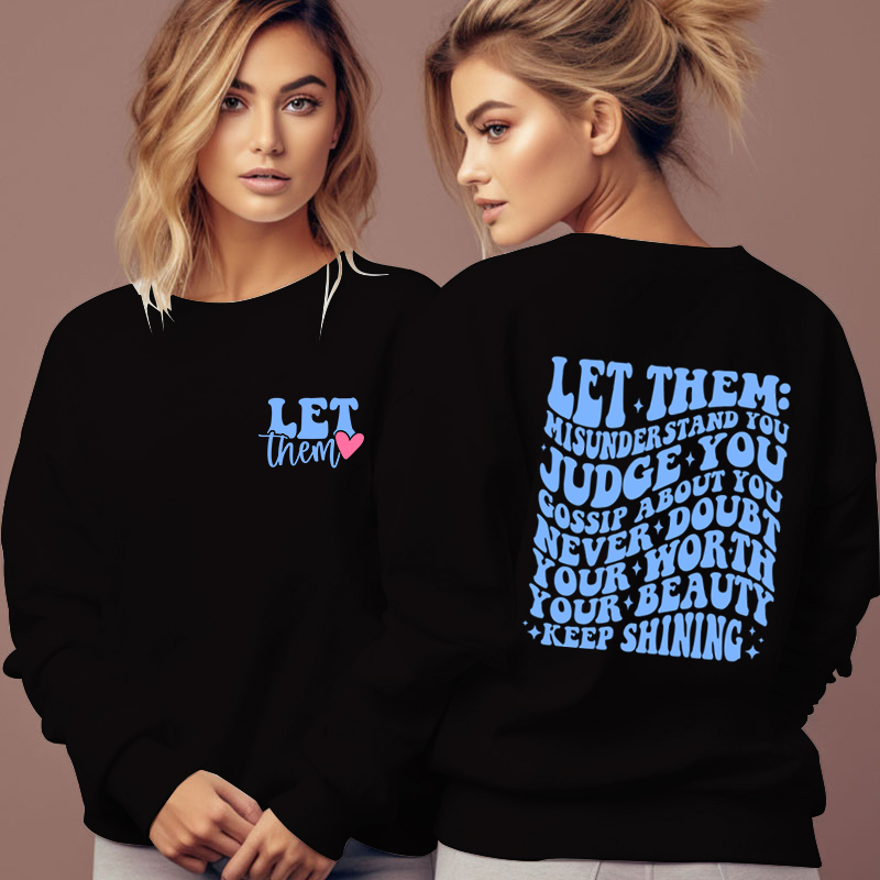 Trendy LET Them Brand felpa do - Streetwear Brand Hoodies recensione e prezzo
