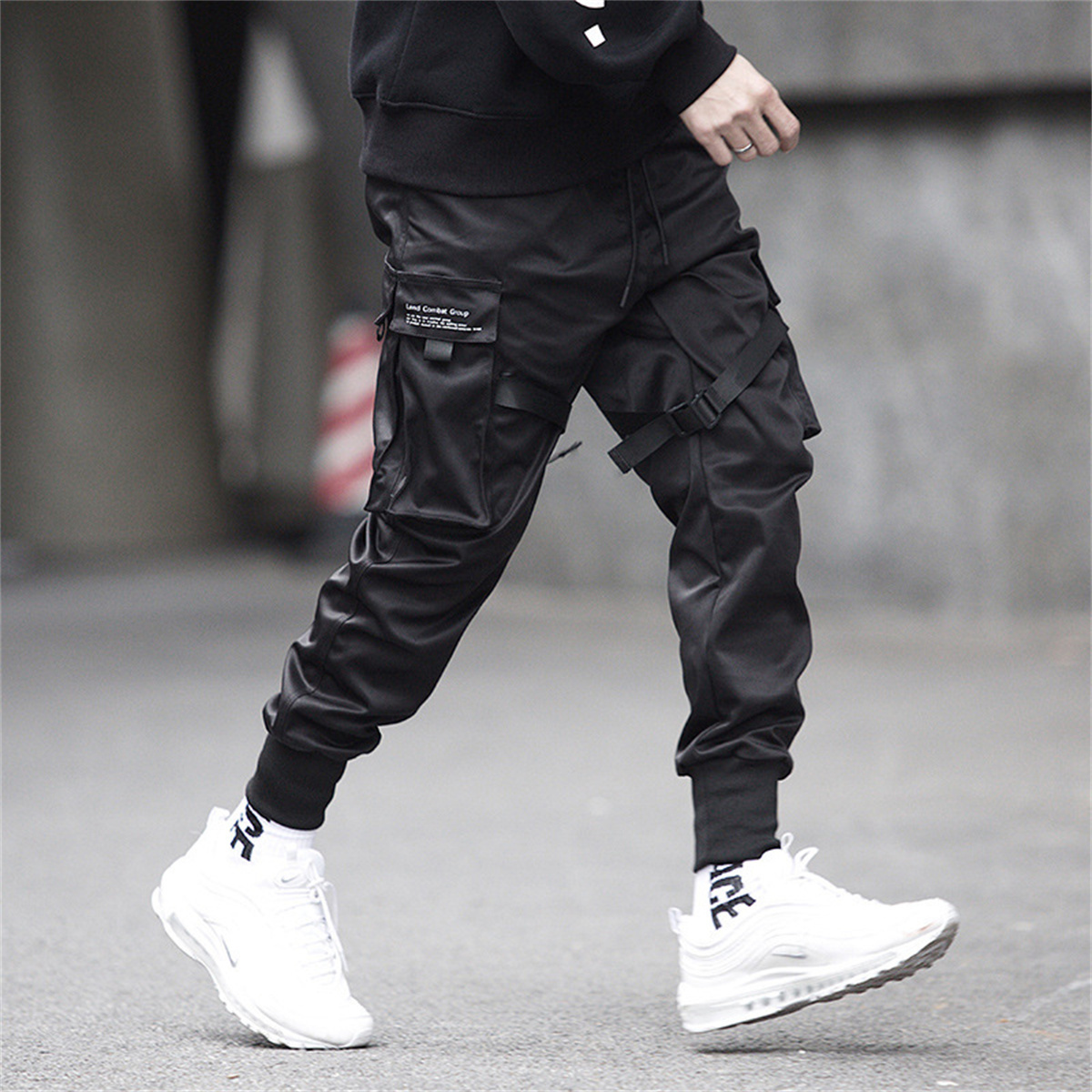 Pantaloni cargo hip-hop neri P - Streetwear Brands recensione e prezzo