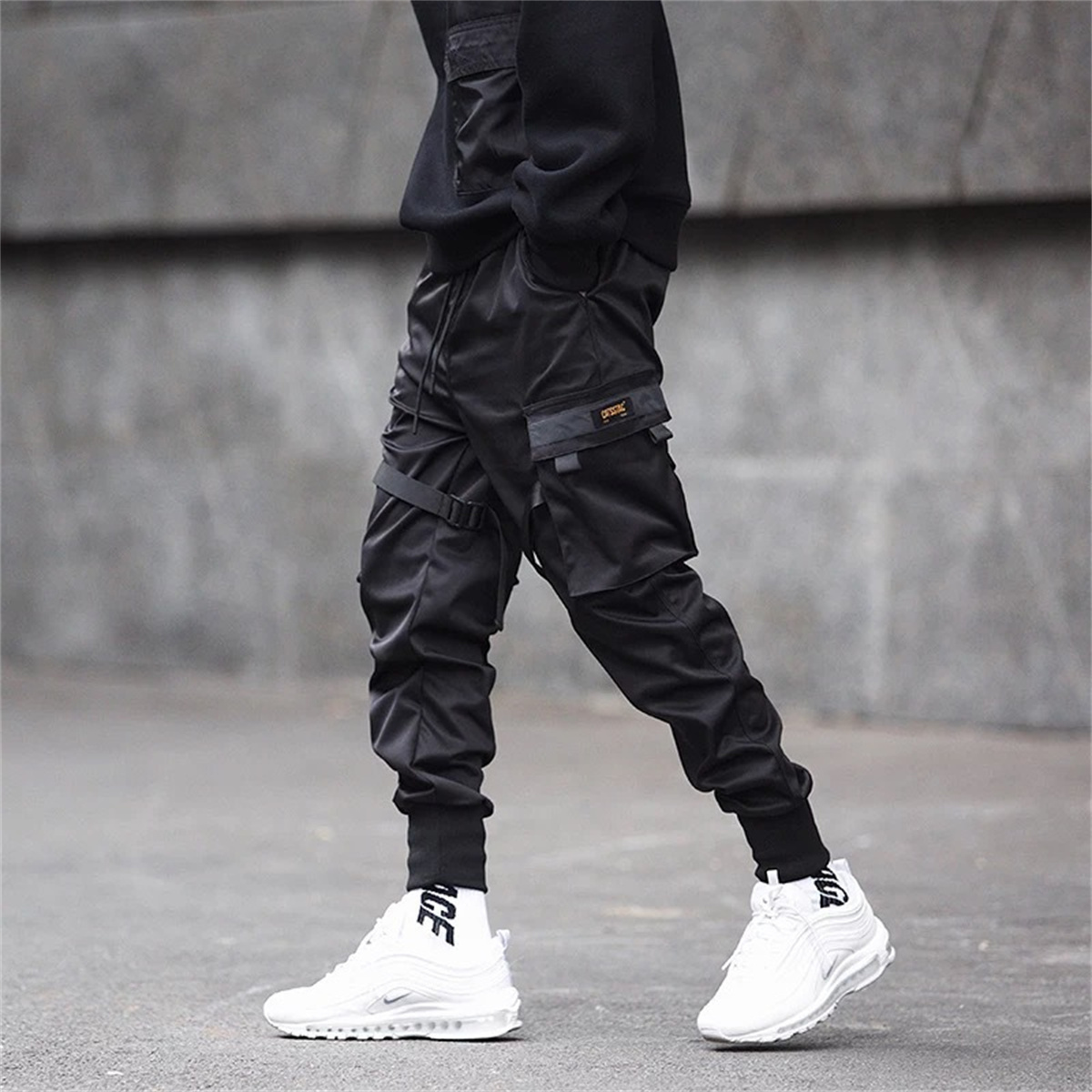Pantaloni cargo hip-hop neri P - Streetwear Brands recensione e prezzo
