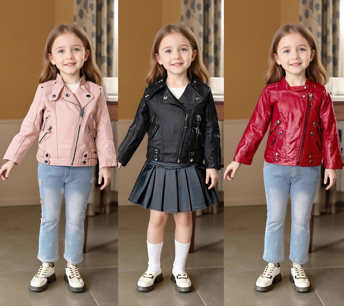 2-12 anni ragazze Natale rosa  - Streetwear Brand Red Logo recensione e prezzo