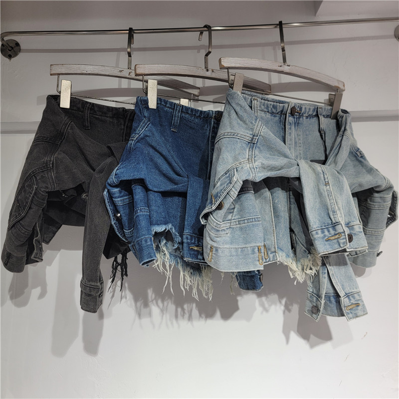 Shorts in denim da donna, jean - Streetwear Brand Pants recensione e prezzo