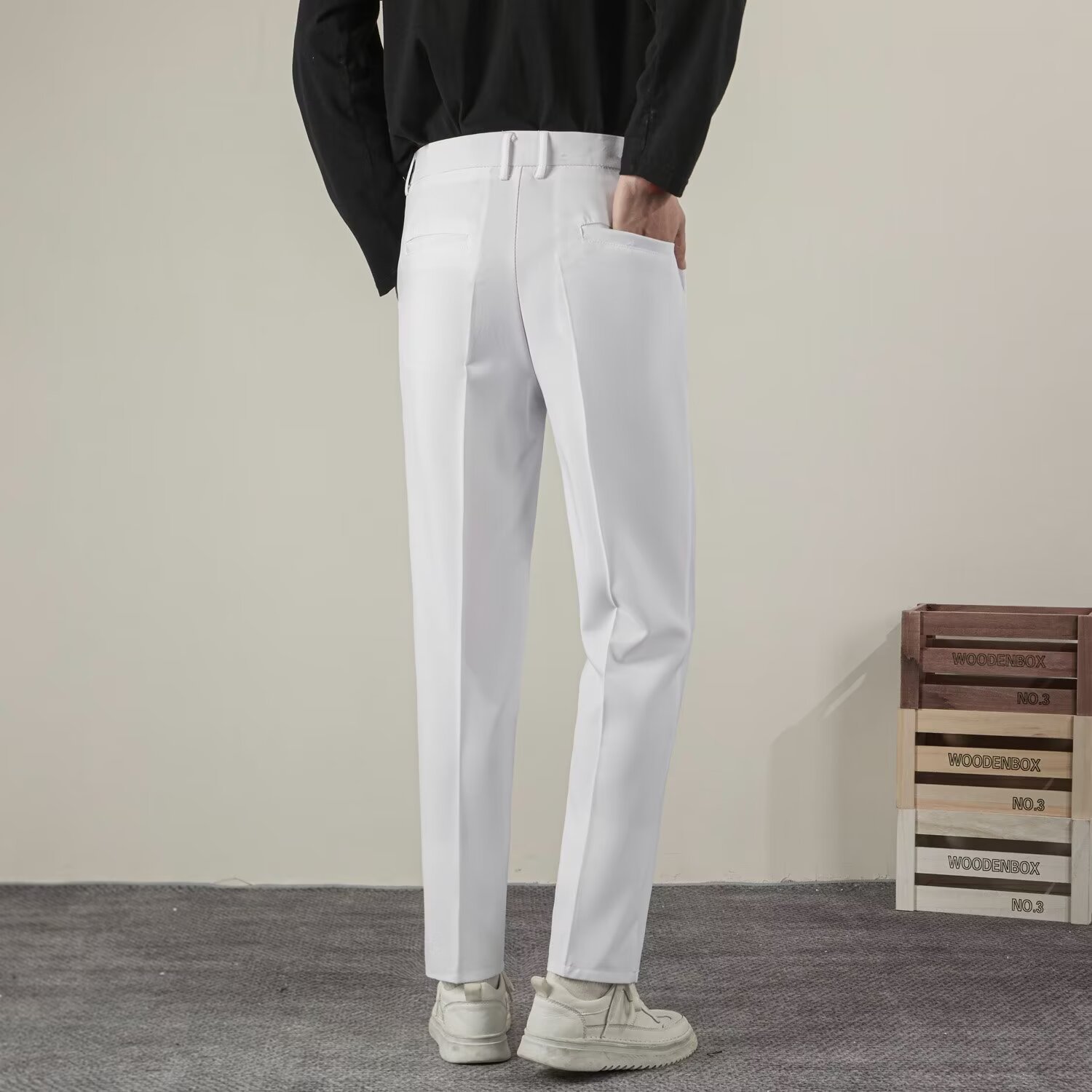 Pantaloni casual dritti tinta  - Streetwear Brand Pants recensione e prezzo