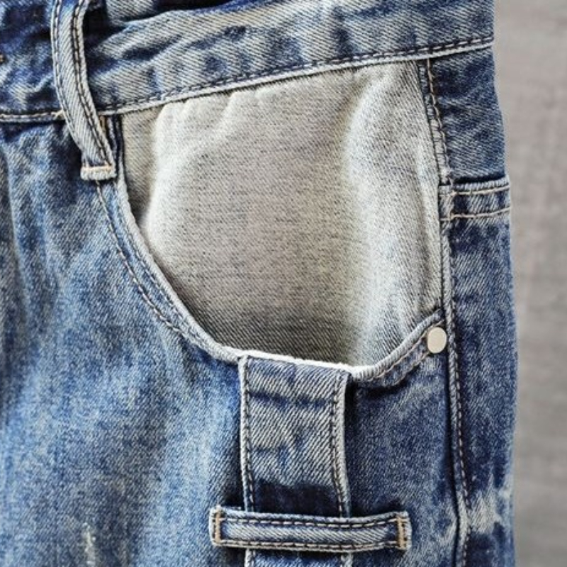 Pantaloni jeans corti da uomo  - Streetwear Brand Pants recensione e prezzo