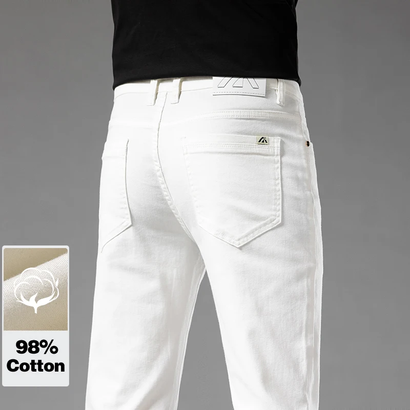 Jeans Slim da uomo estivi bian - Streetwear Brand Pants recensione e prezzo