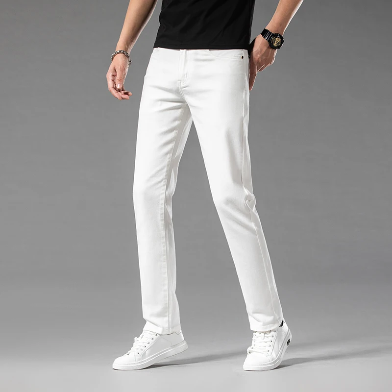 Jeans Slim da uomo estivi bian - Streetwear Brand Pants recensione e prezzo
