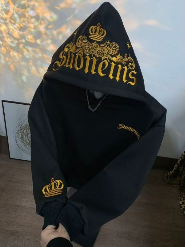 Felpa con Cappuccio Ricamata S - Streetwear Brand Hoodies recensione e prezzo